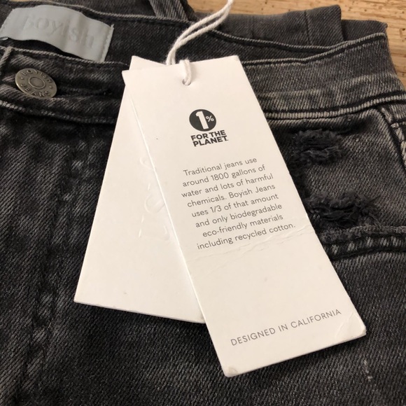 NWT boyish Zachary high rise skinny in touch of evil - Picture 5 of 5